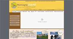 Desktop Screenshot of montagne-liberte.com